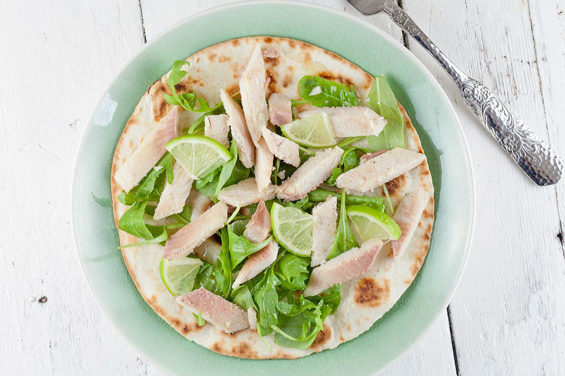 Super simpele wraps met gerookte forel en limoen Freshhh