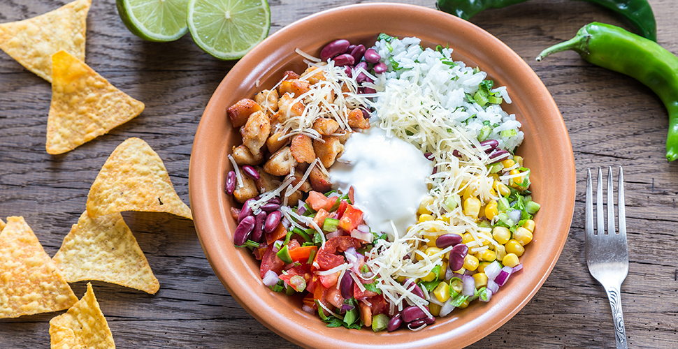 Koolhydraatarme fish taco bowl