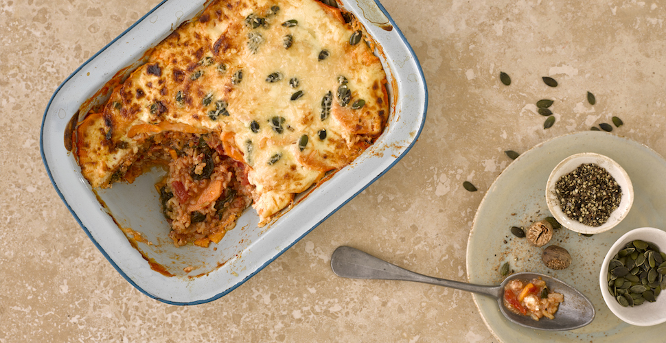 ovenschotel met zoete aardappel