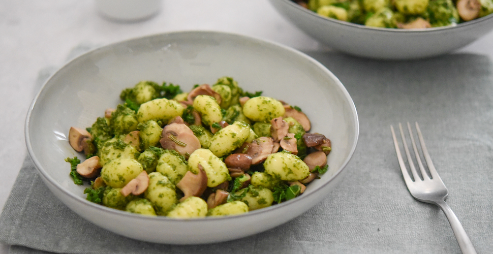 Gnocchi met boerenkoolpesto
