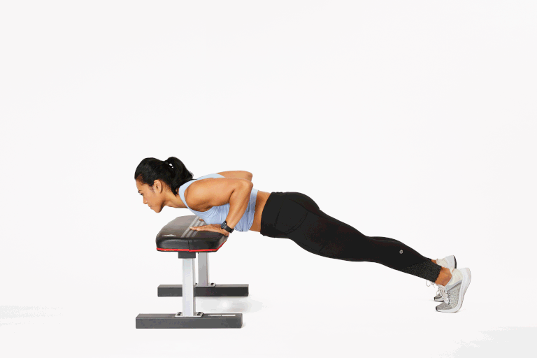 inclined push up