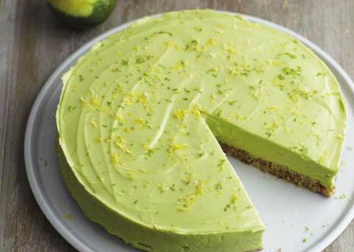 vegan avocado cheesecake