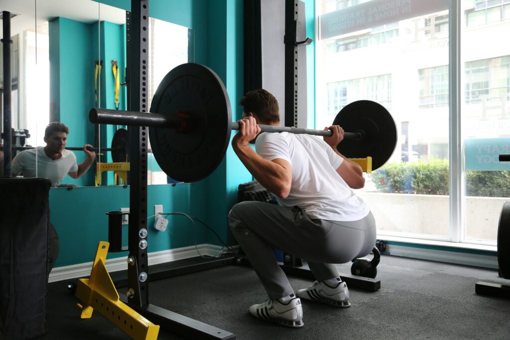 squat barbell compound