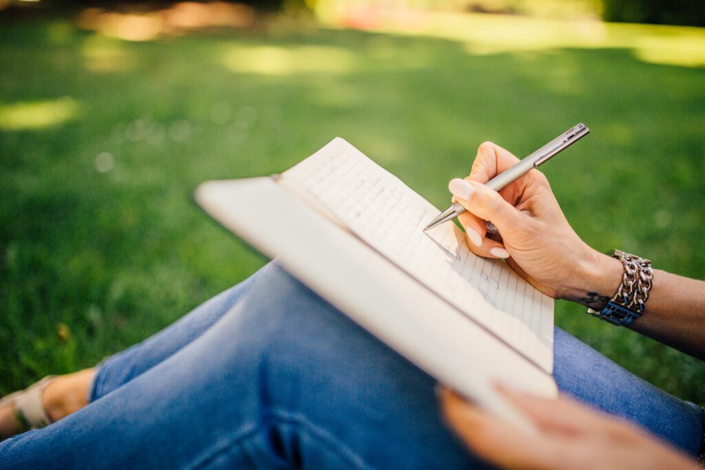 mindfulness journal schrijven je gedachten