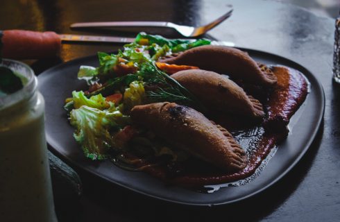 Heerlijke spinazierollen met pompoen en feta