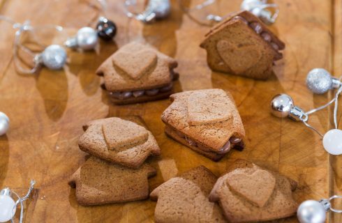 Gingerbread Hartenhuis koekjes om uit te delen!