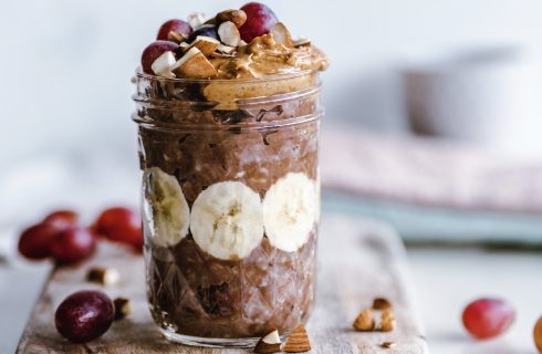 Chocolade liefhebber? Try this chocolate oatmeal with banana