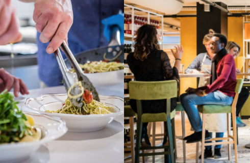 Heerlijk eten in het meest duurzaam gerenoveerde gebouw van Nederland