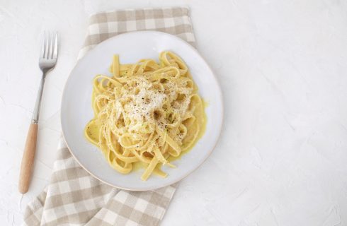 Verwennerij: deze vegetarische pasta carbonara