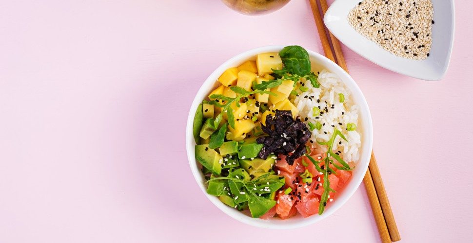 Recept Makkelijke poké bowl met gemarineerde tempeh Freshhh