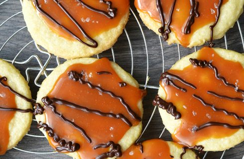 Extreem genieten dit weekend met deze salted caramel koekjes