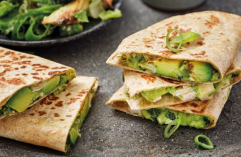 Recept: quesadilla’s met kalkoen en avocado