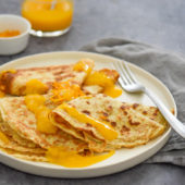 Recept: Franse volkoren crêpes met sinaasappelsaus