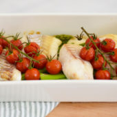 Recept: kabeljauw met geroosterde groenten