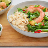 Recept: Thaise rode curry met garnalen in chili-olie