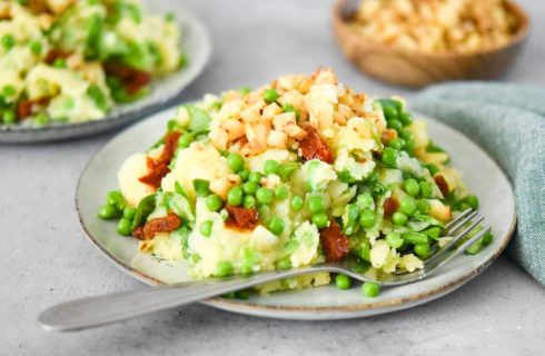 Recept: doperwten-veldslastamppot met knolselderij