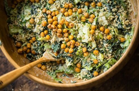 Recept: overheerlijke vegan caesar salad