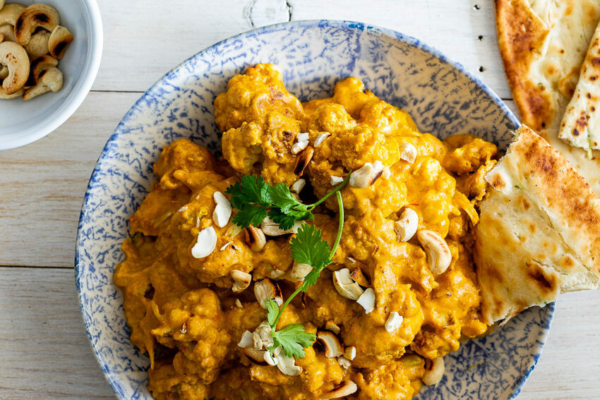 Thaise groentecurry met tuinbonen en spinazie (vegan) | Freshhh