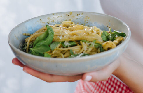 Recept: makkelijke vegetarische pasta met ricotta en spinazie