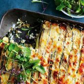 Vegetarische lasagne met ricotta en artisjokharten