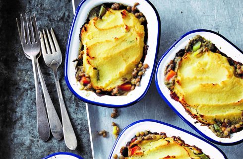 Deze overheerlijke Shepherd’s pie met linzen wil je proberen!